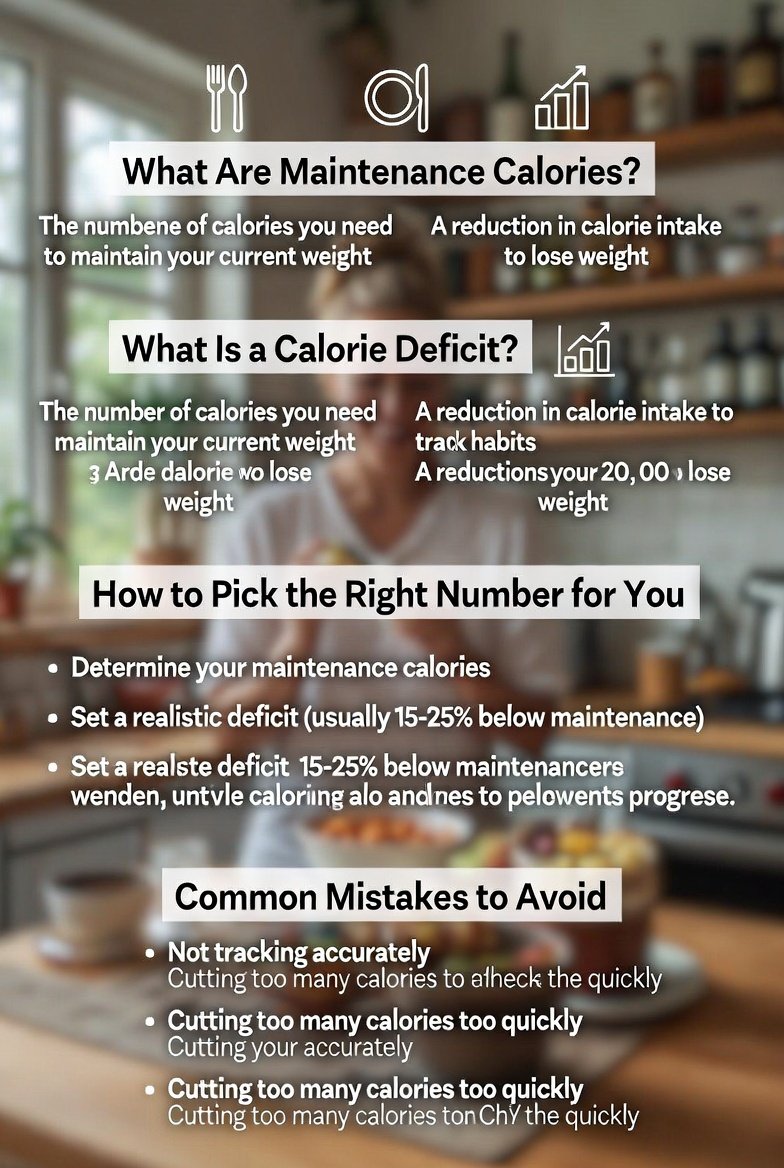 Maintenance Calories vs Deficit: How to Pick the Right Number for You