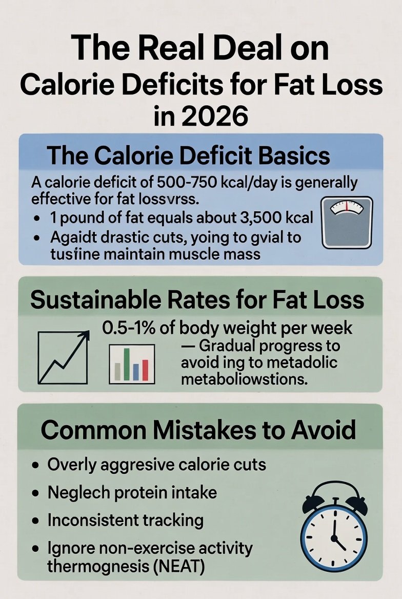 The Real Calorie Deficit You Need for Fat Loss in 2026