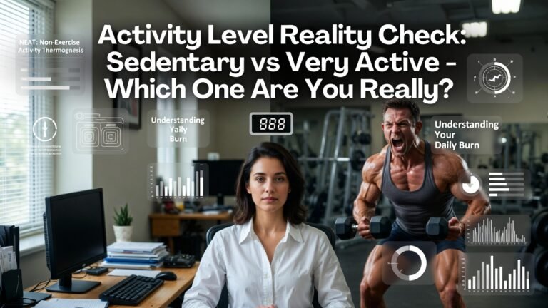 Activity Level Reality Check: Sedentary vs Very Active – Which One Are You Really?